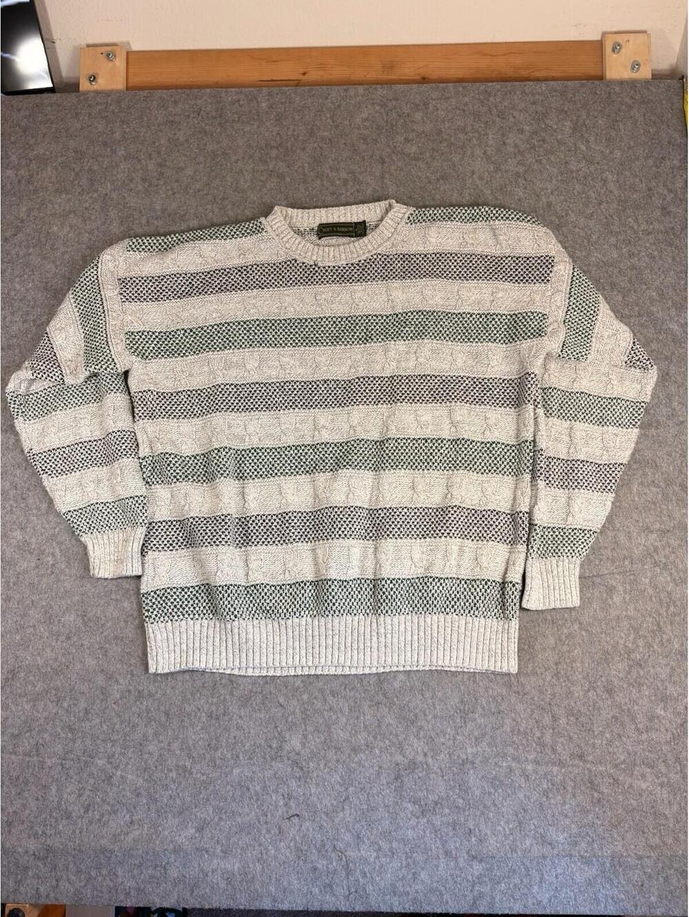 Vintage Croft And Barrow Men’s Multicolored Sweater Size XL